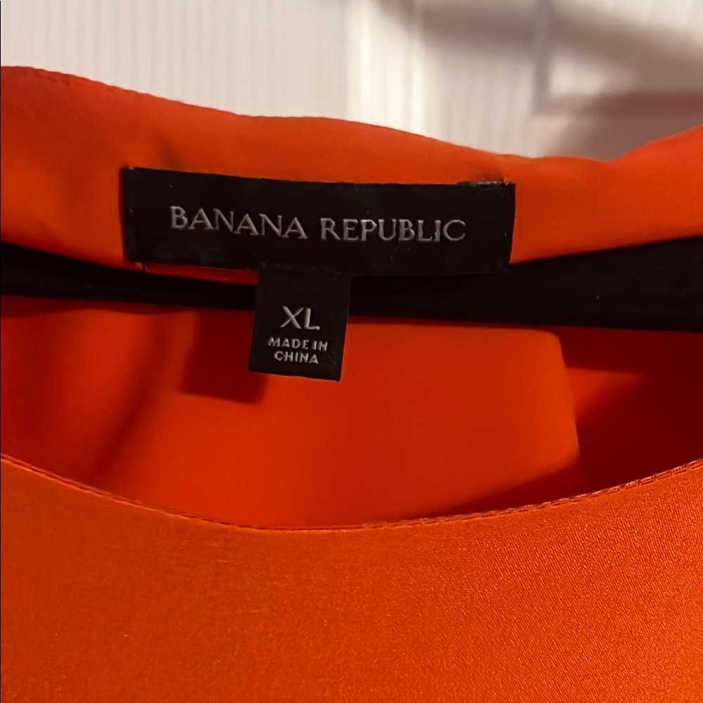 Banana Republic 100% Silk Hawaiian Print Shift Dress - Picture 6 of 8